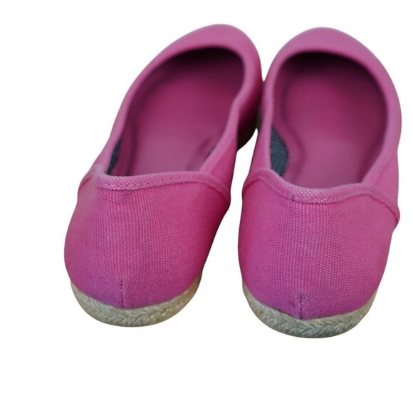 Talbots Womens Pink Canvas Espadrilles Flats Size 9.5 - Picture 5 of 9